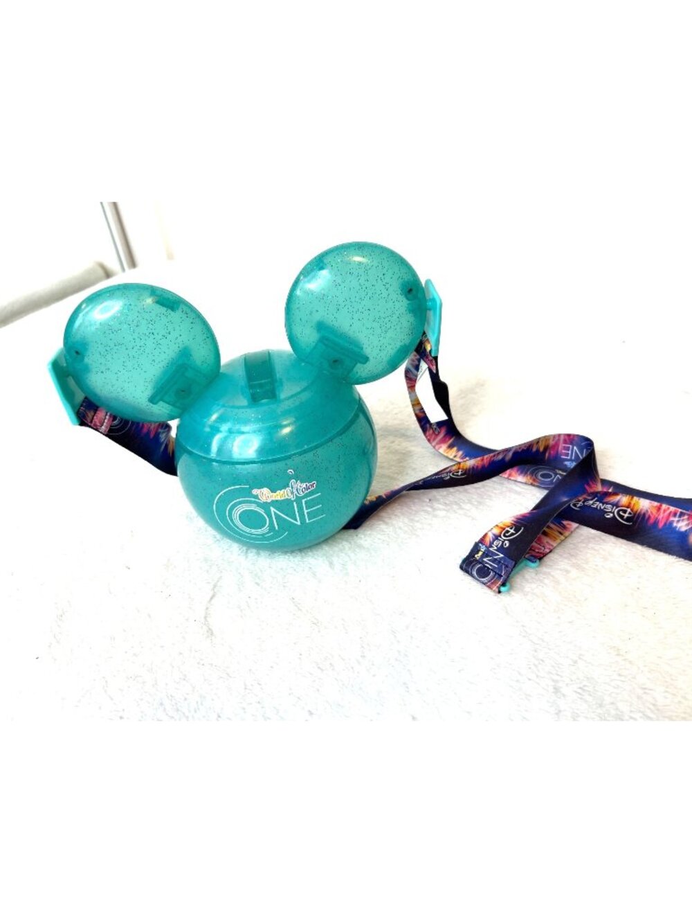 DISNEY WORLD OF COLOR ONE SIPPER CUP light up lanyard mickey mug tumbler